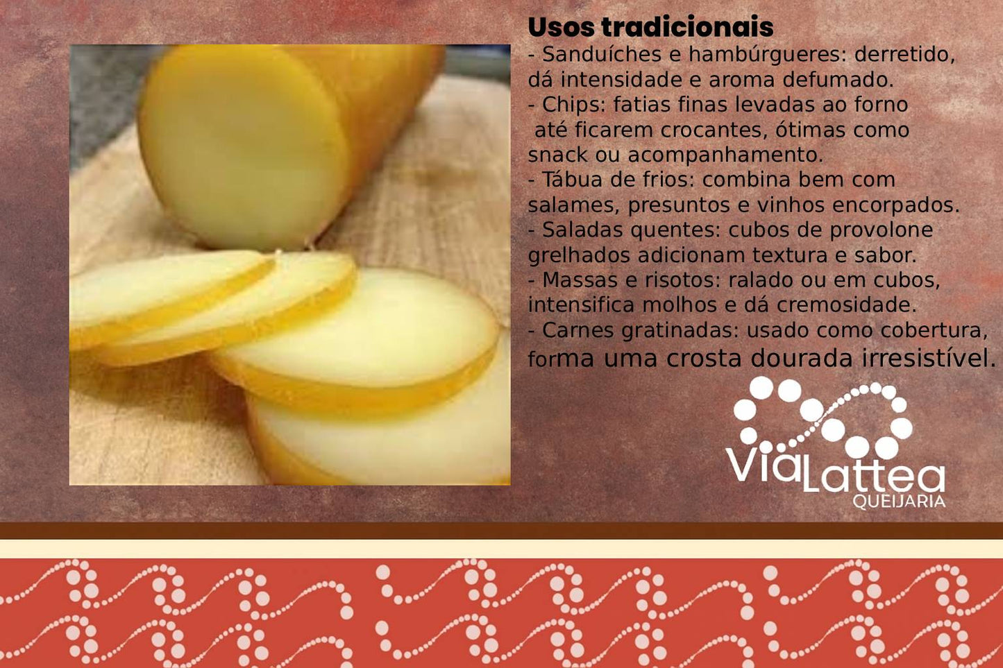 Queijo Provolone Lactominas