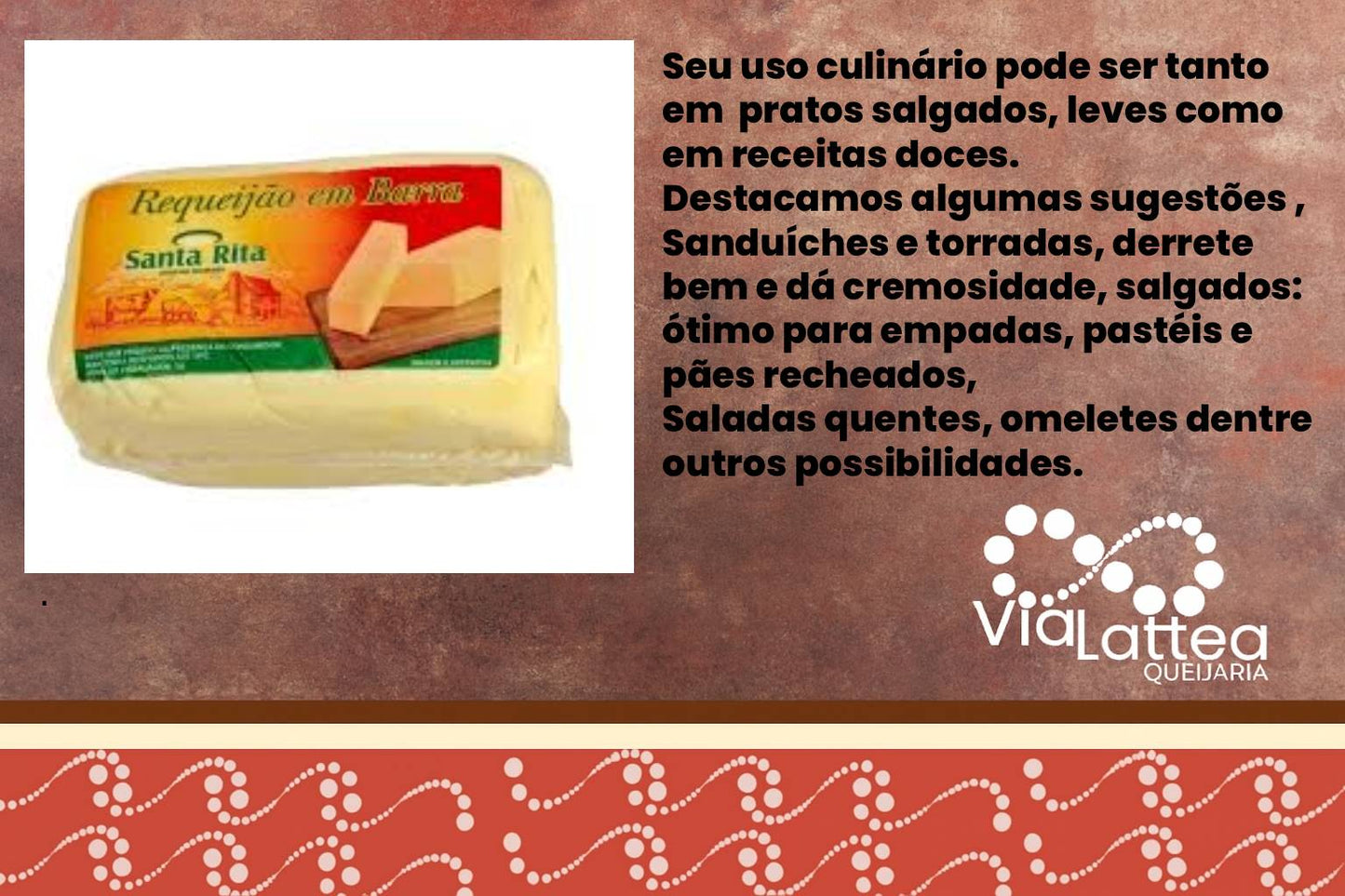 Requeijão Barra Santa Rita