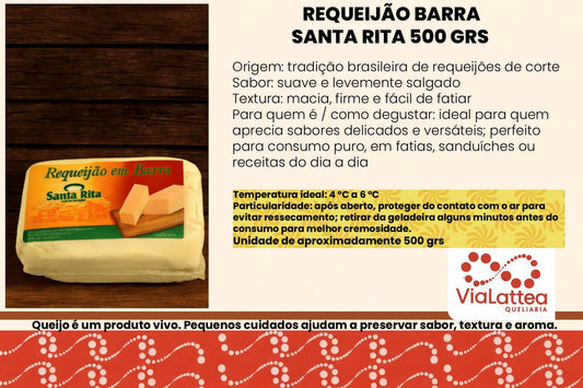 Requeijão Barra Santa Rita 500 grs