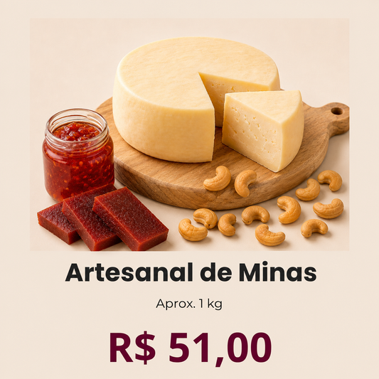 Queijo Minas Artesanal Perobas 1 kg