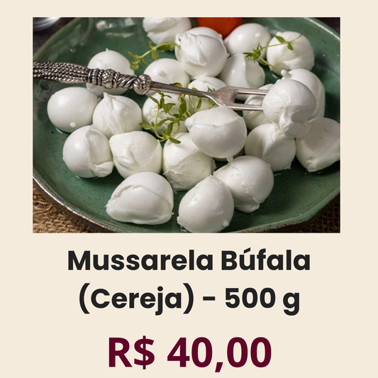 Mozzarela de Búfala Cereja 500 g