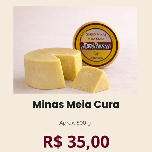 Queijo Minas Meia Cura  500 g
