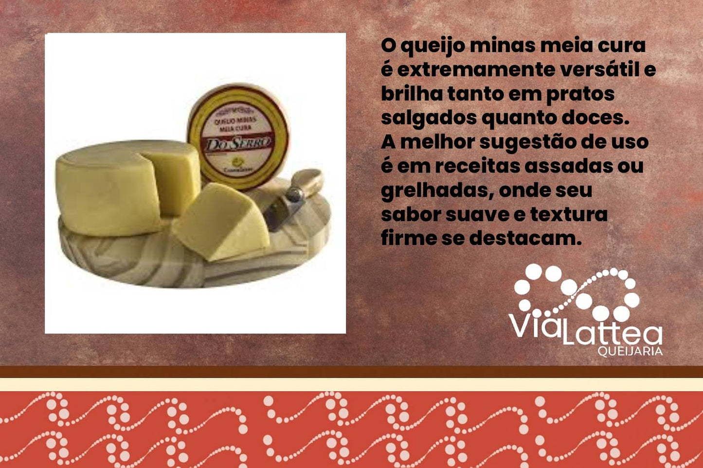 Queijo Minas Meia Cura Serro