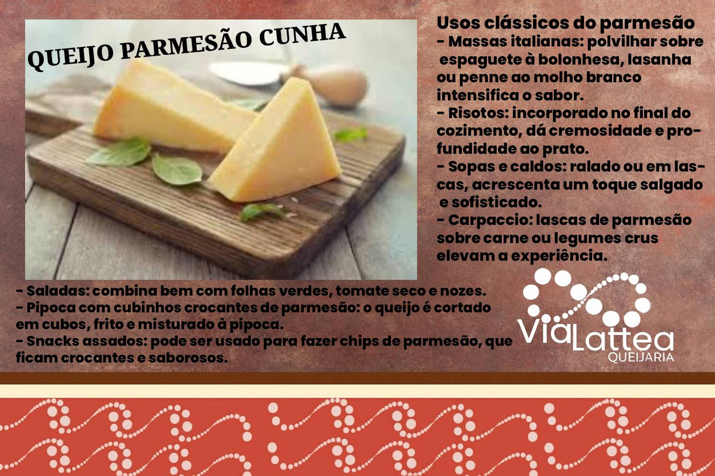 Queijo Parmesão Cunha Lactominas