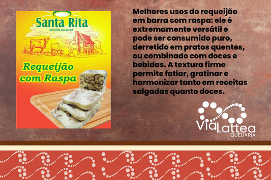 Requeijão Barra com Raspa Santa Rita